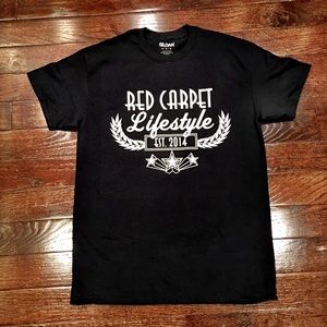 Black Red Carpet Lifestyle Signature Tee